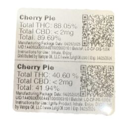Luigi 2g Disposables & 1g infused joint - Cherry Pie
