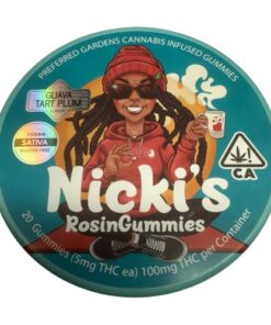 Nicki's100mg Rosin Gummies by Preferred Gardens”