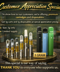 CUSTOMER APPRECIATION :::CARTRIDGE & DISPOSABLE SALE:::